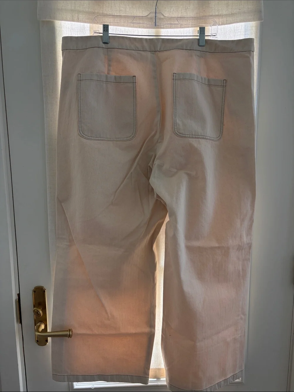 J. Crew cream herringbone
